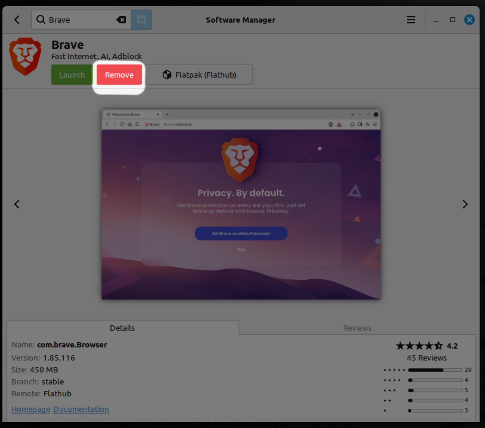 Remove software